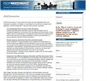 Tablet Screenshot of esopconnection.com